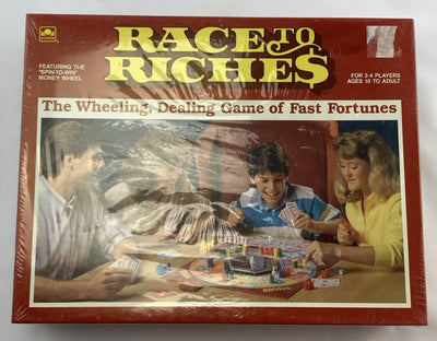 Race to Riches Game - 1989 - Golden - New/Sealed