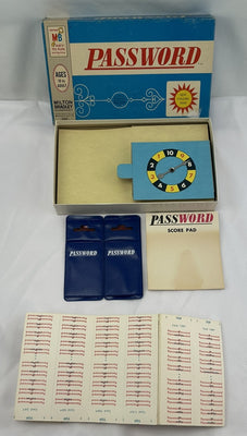 Password Game 9th Edition - 1971 - Milton Bradley - Great Condition