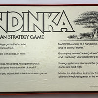 Mandinka Board Game - 1978 - E.S. Lowe - Great Condition