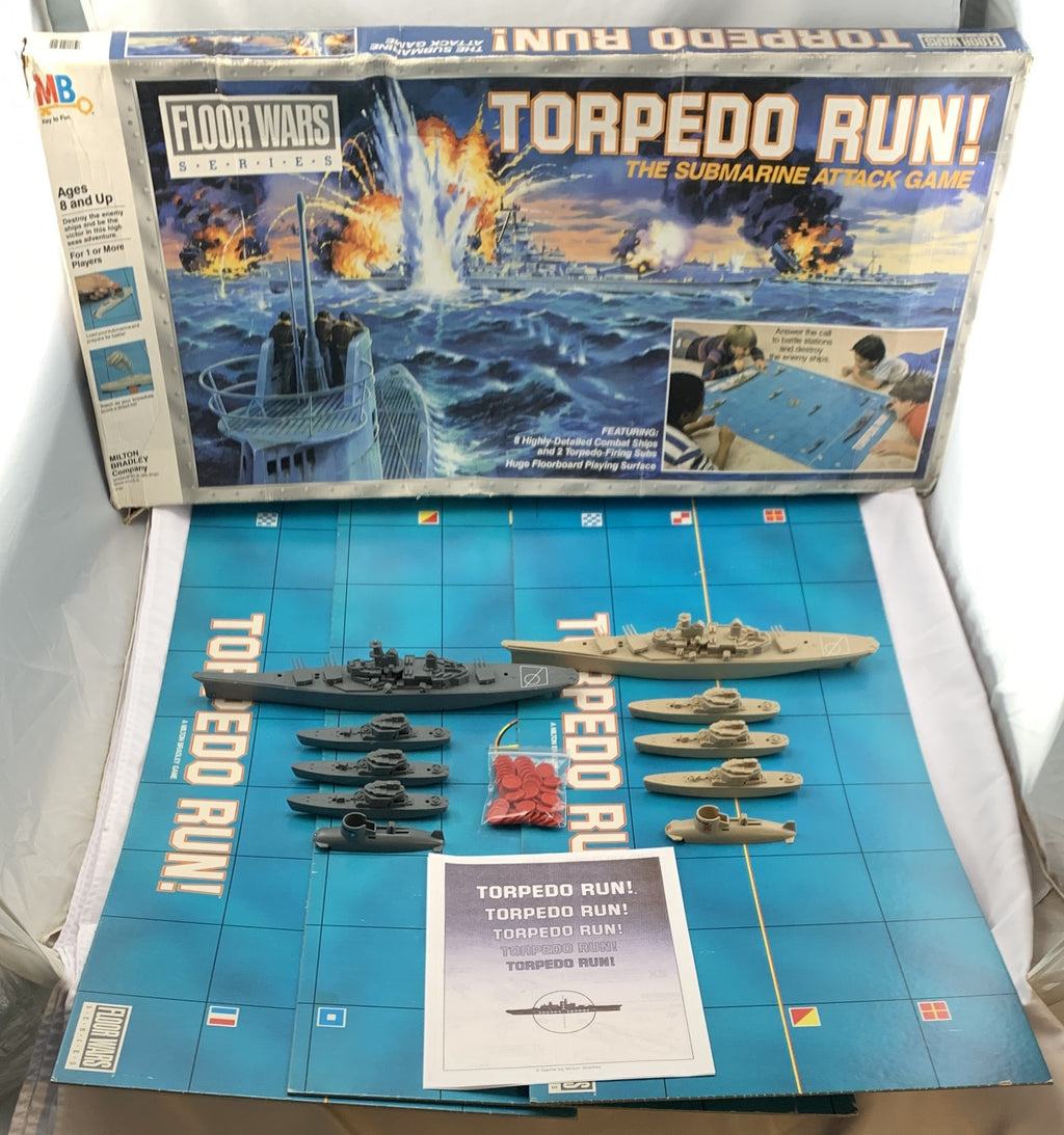 Torpedo Run Game - 1986 - Milton Bradley - Great Condition