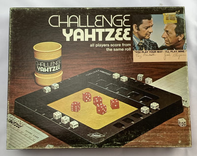 Challenge Yahtzee Game - 1974 - Milton Bradley - New Old Stock