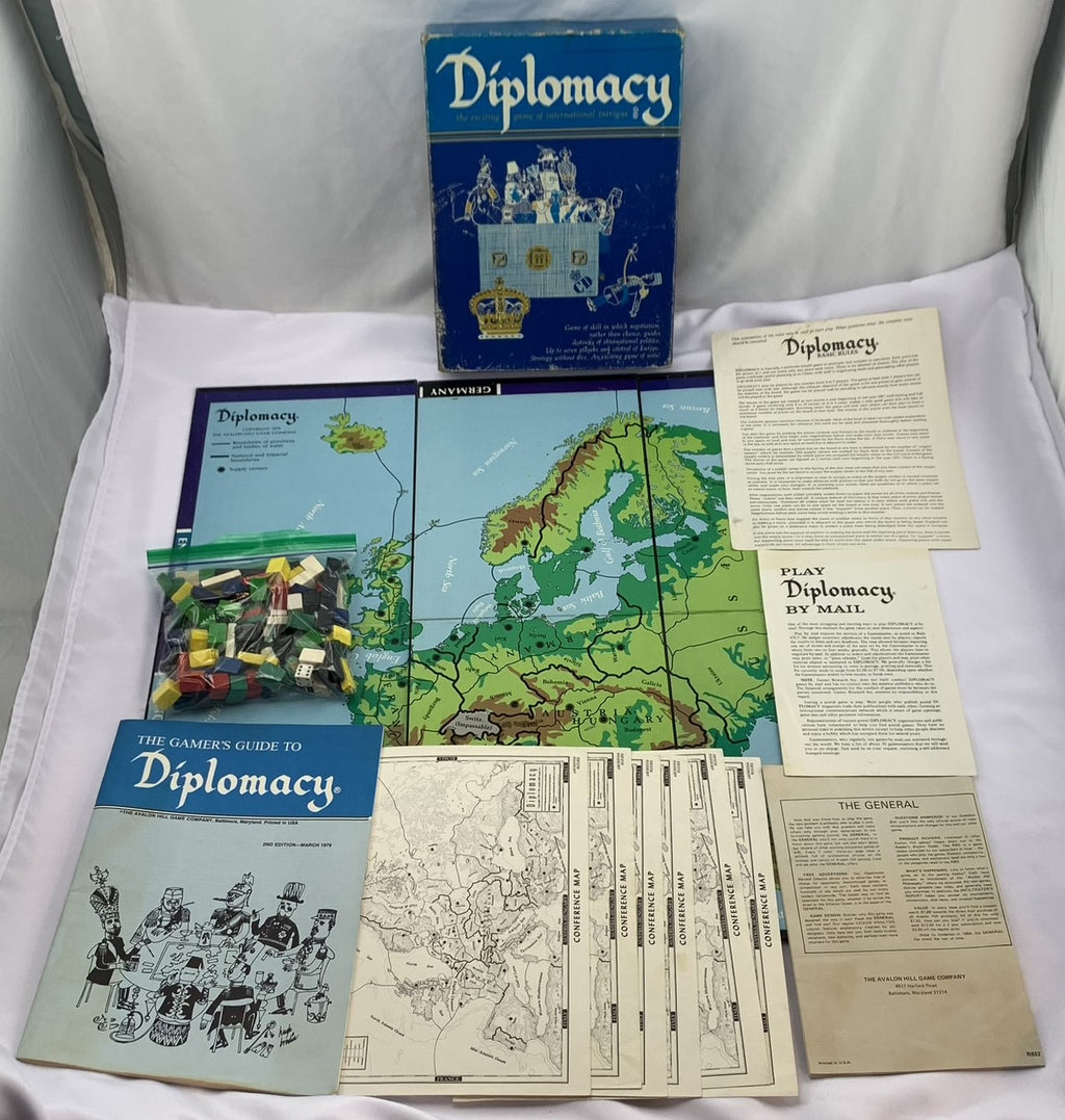Diplomacy Game - 1976 - Good Condition