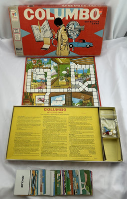 Columbo Detective Game - 1973 - Milton Bradley - Great Condition