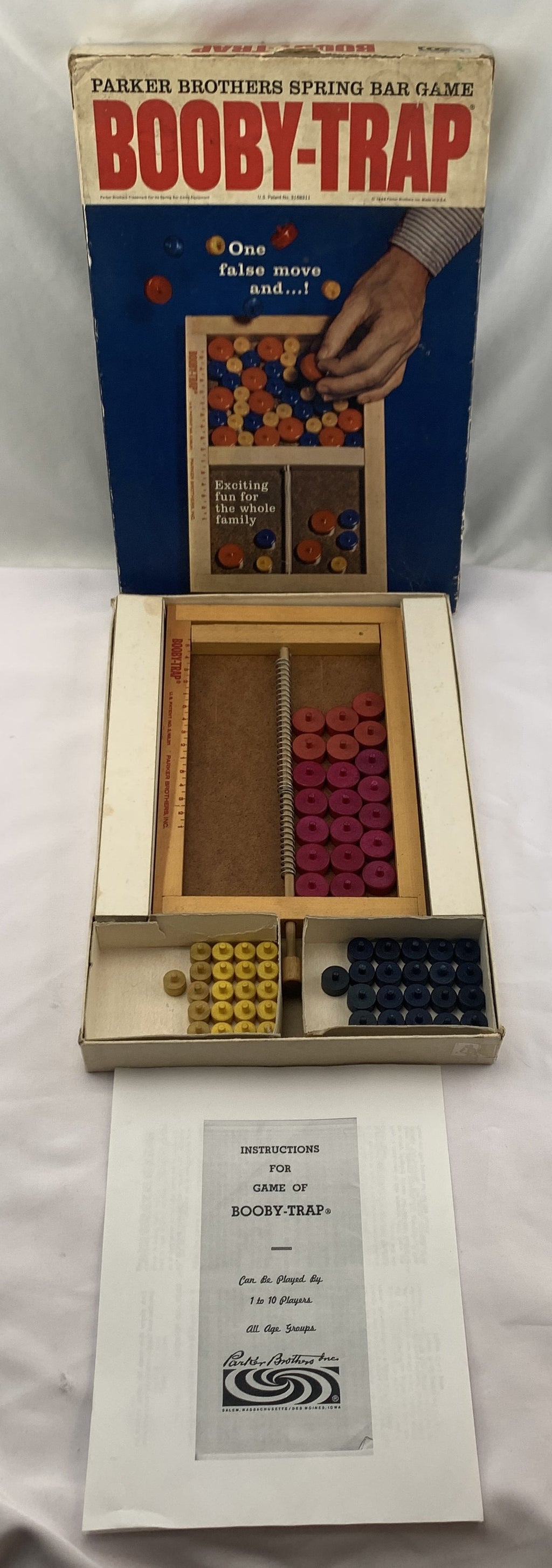 Booby Trap Game - 1965 - Parker Brothers - Good Condition