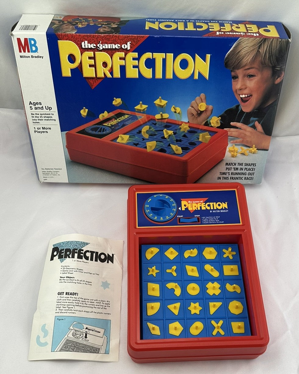 Perfection Game - 1989 - Milton Bradley - Great Condition