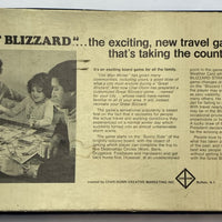 Great Blizzard of '77 Travel Game - 1977 - Good Condition