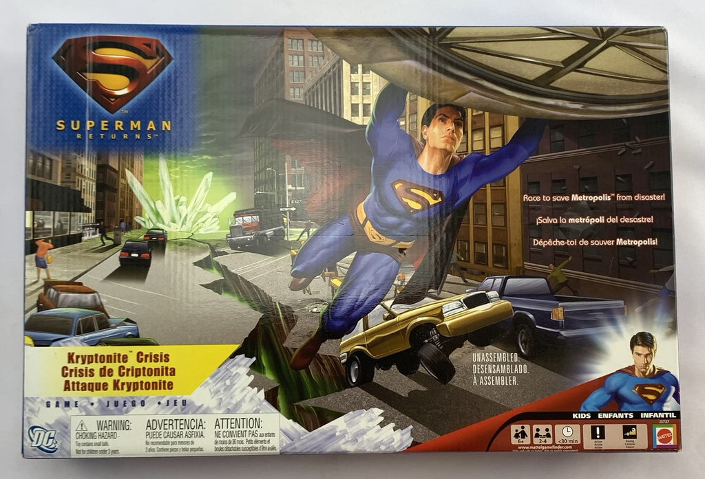 Superman Returns: Kryptonite Crisis Game - 2006 - Mattel - New