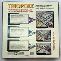 Triopoly Board Game - 1997 - Reveal Entertainment - New Old Stock