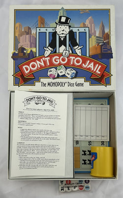 Don't Go To Jail Game Monopoly Game - 1991 - Parker Brothers - New Old Stock