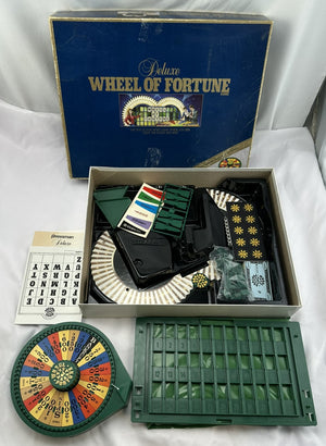 Wheel of Fortune Deluxe Game - 1986 - Pressman - New Old Stock
