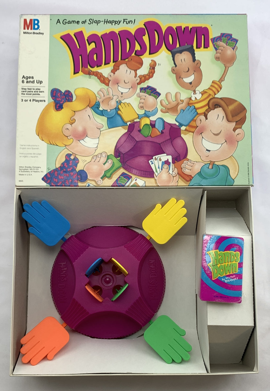 Hands Down Game - 1990 - Milton Bradley - New Old Stock