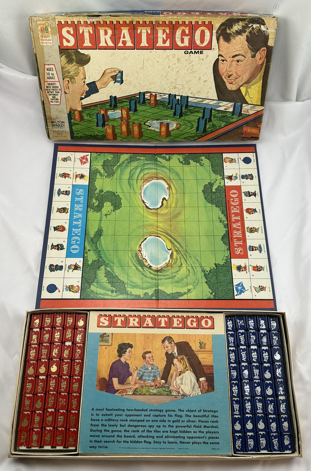 Stratego Game - 1961 - Milton Bradley - Good Condition