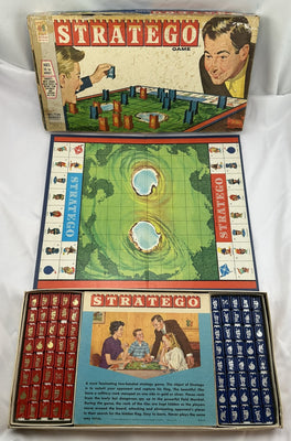 Stratego Game - 1961 - Milton Bradley - Good Condition