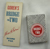 Goren's Bridge for Two Game - 1964 - Milton Bradley - Great Condition