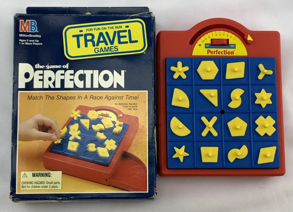 Travel Perfection Game - 1990 - Milton Bradley - Great Condition