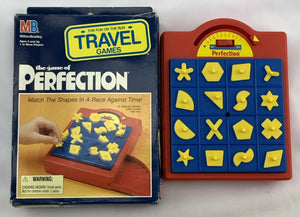 Travel Perfection Game - 1990 - Milton Bradley - Great Condition