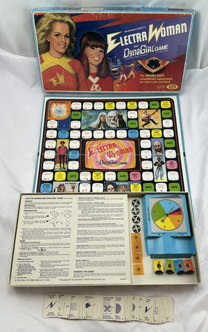 Electra Woman and Dyna Girl Game - 1977 - Ideal - Very Good Condition