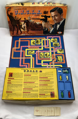 The Man from U.N.C.L.E. Board Game Man From Uncle Game - 1965 - Ideal - Good Condition