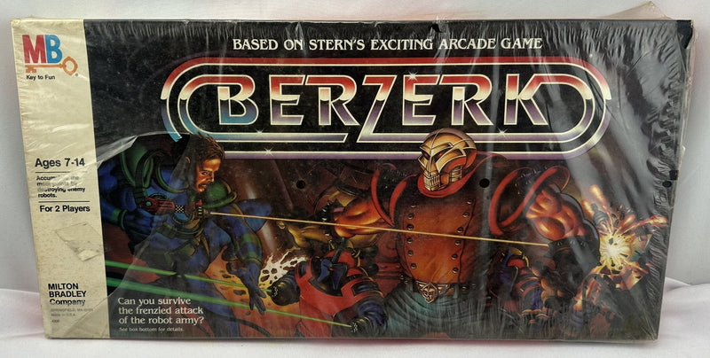 Berzerk Board Game - 1983 - Milton Bradley - New/Sealed | Mandi's