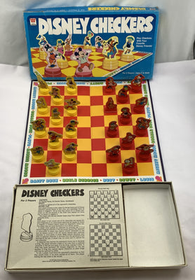 Disney Checkers - 1977 - Whitman - Great Condition
