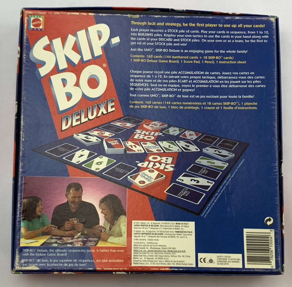 Mattel L3671 - Skip-Bo Deluxe : : Jeux et Jouets