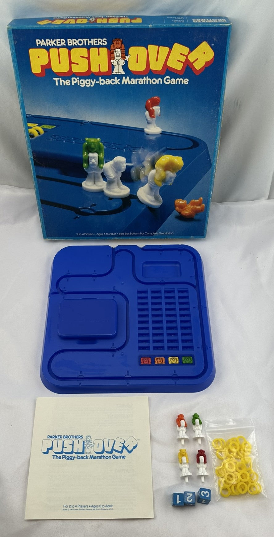 Push Over Game - 1981 - Parker Brothers - Great Condition
