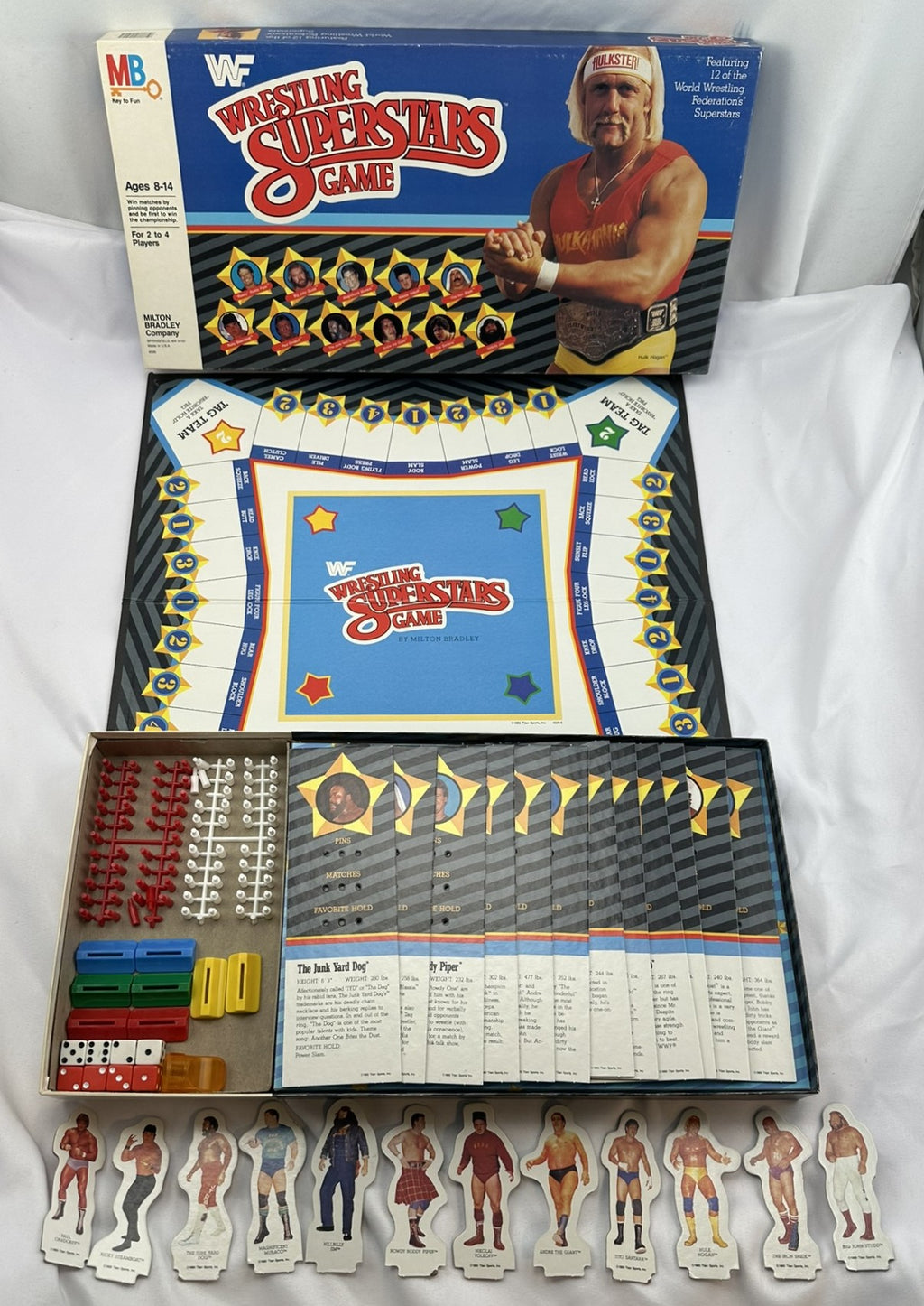 Wrestling Superstars Game - 1985 - Milton Bradley - Great Condition