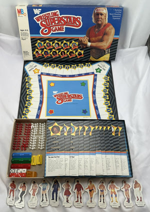 Wrestling Superstars Game - 1985 - Milton Bradley - Great Condition