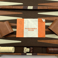 Backgammon Game 18" x 11.5" - Complete - Great Condition