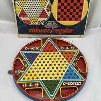2 in 1 Chinese Checkers and Checkers 538 - Ohio Art - Good Condition