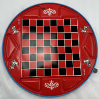 2 in 1 Chinese Checkers and Checkers 538 - Ohio Art - Good Condition