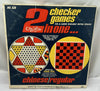 2 in 1 Chinese Checkers and Checkers 538 - Ohio Art - Good Condition