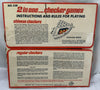 2 in 1 Chinese Checkers and Checkers 538 - Ohio Art - Good Condition