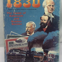1830: Railways & Robber Barons Game - 1986 - Avalon Hill - Good Condition
