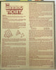 The Winning Ticket Game - 1977 - Ideal - Very Good Condition