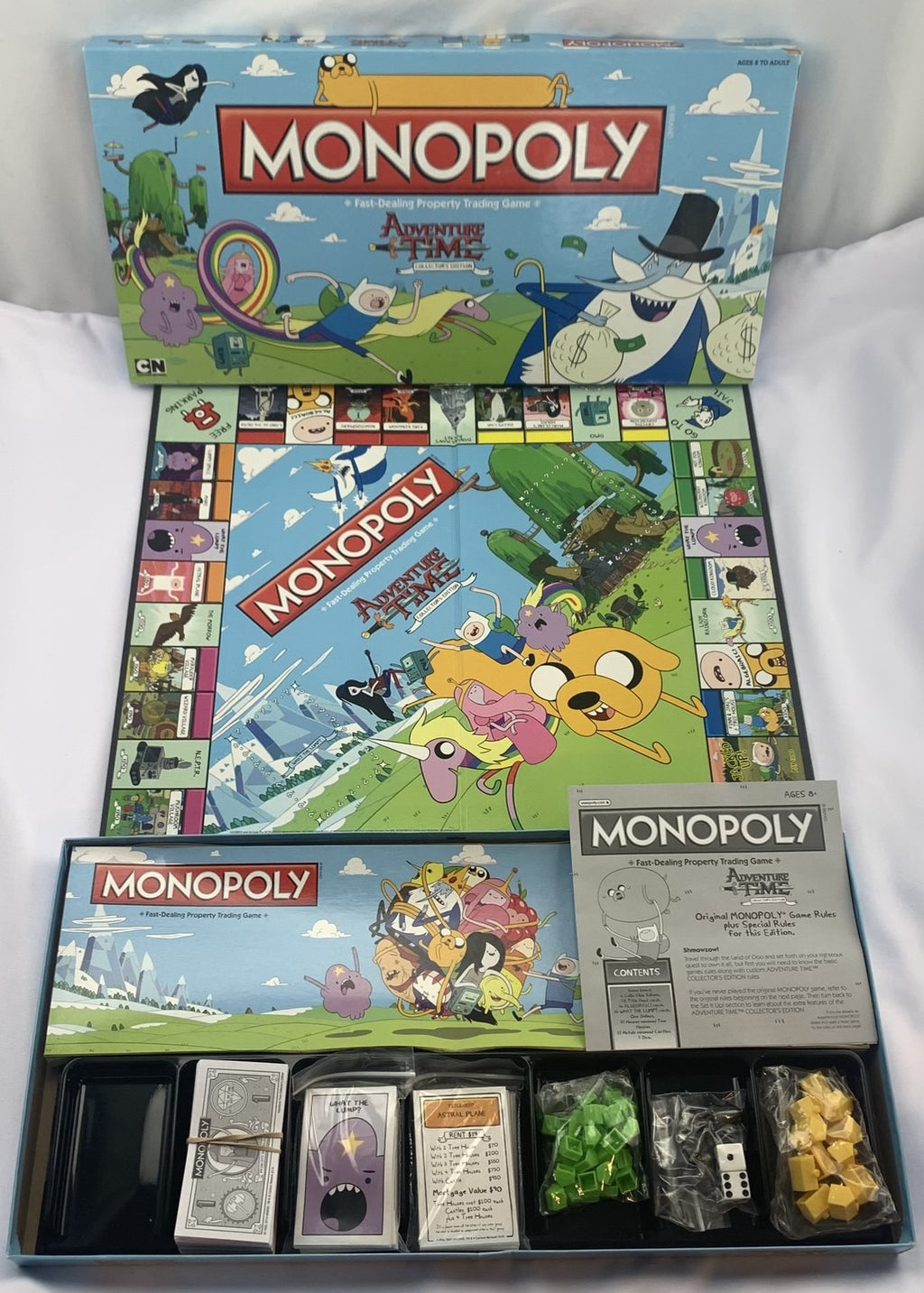 Adventure Time Monopoly Game - 2013 - USAopoly - Great Condition