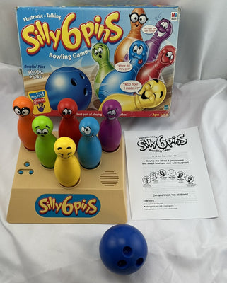 Silly 6 Pins Game - 1999 - Milton Bradley - Great Condition