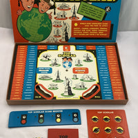 Top Scholar Board Game - 1957 - Cadaco - Good Condition