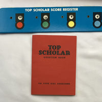 Top Scholar Board Game - 1957 - Cadaco - Good Condition