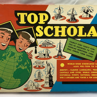 Top Scholar Board Game - 1957 - Cadaco - Good Condition