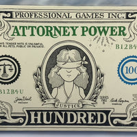 Attorney Power Board Game - 1982 - Proffessional Games - Great Condition