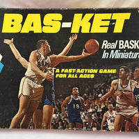Bas-ket Game Miniature Basketball - 1969 - Cadaco - Good Condition