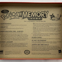Pokemon Gold & Silver Memory Game - 2000 - Milton Bradley - Great Condition