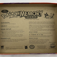 Pokemon Gold & Silver Memory Game - 2000 - Milton Bradley - Great Condition