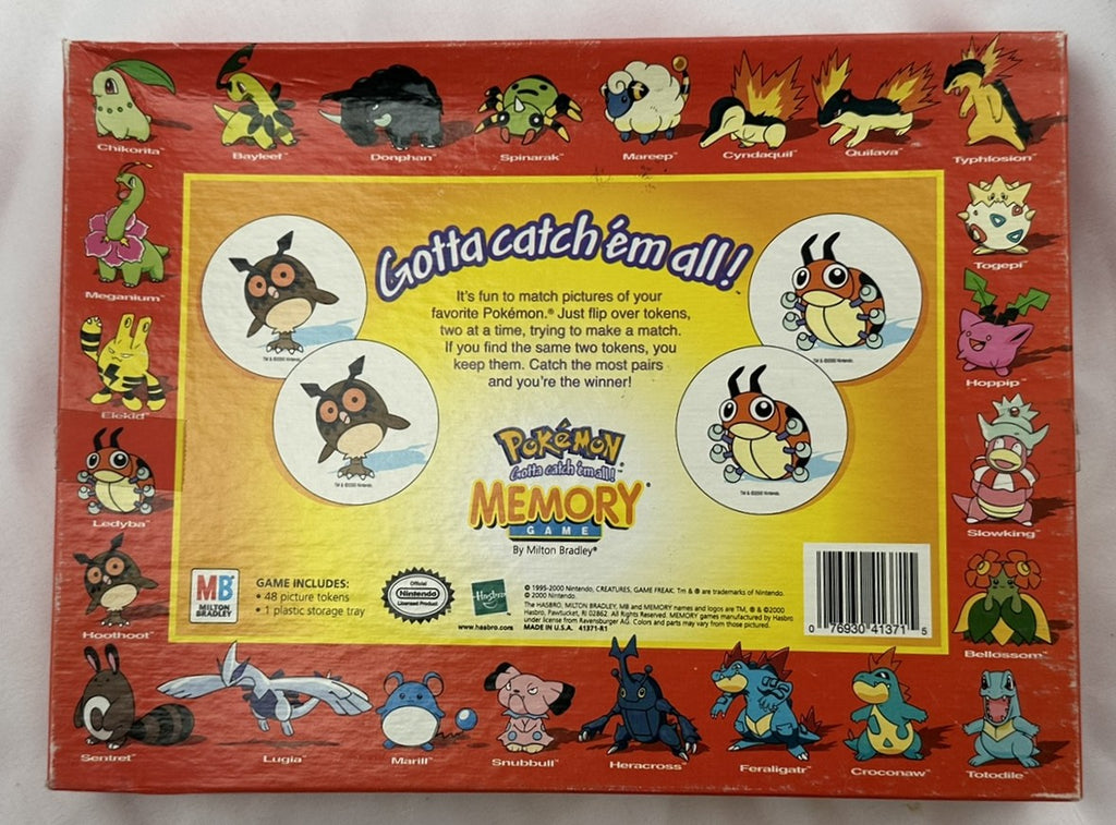 Pokemon Gold & Silver Memory Game - 2000 - Milton Bradley - Great Cond | Mandi's Attic Toys Pokemon Gold & Silver Memory Game - 2000 - Milton Bradley - Great Cond | Mandi's Attic Toys