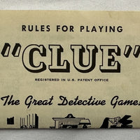 Clue Game - 1949 - Parker Brothers - Good Condition