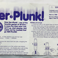 Kerplunk Game - 1995 - Tyco - Great Condition