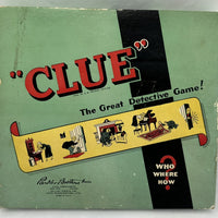 Clue Game - 1949 - Parker Brothers - Good Condition