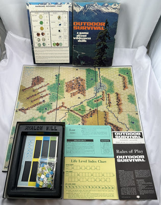 Outdoor Survival Game - 1982 - Avalon Hill - Great Condition