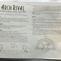 Arch Rival Game - 1992 - Parker Brothers - Great Condition